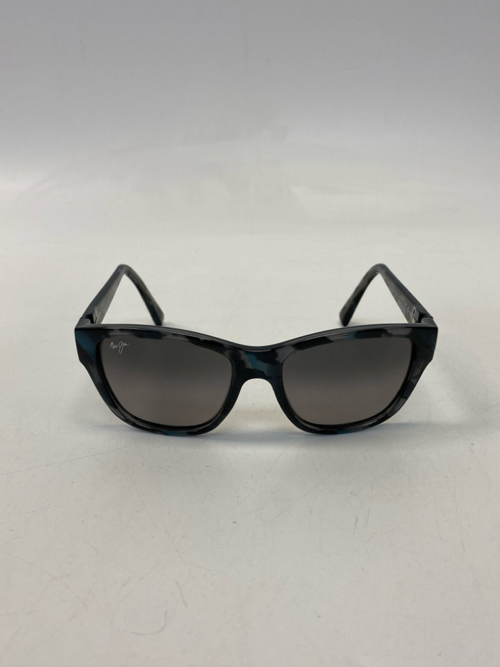 Maui Jim Black/Gray Blue Tortoise Shell Sunglasses