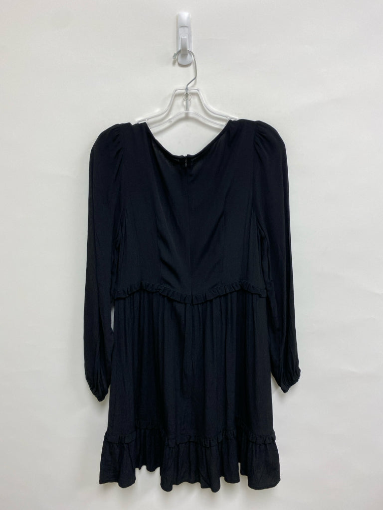 NWT LOFT Size 6 Black Ruffles Ladies Dress