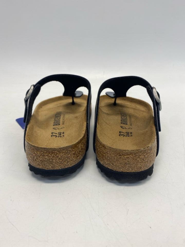 NWT Birkenstock EU Shoe Size 37 US Shoe Size 6 Pewter Sandals