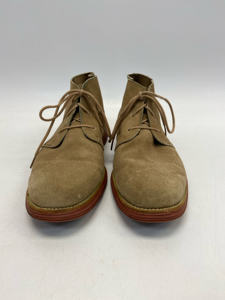 Cole Haan Size 13 Brown Lace-Up Suede Men&