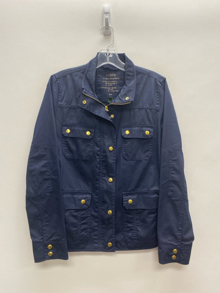 J Crew Size M Navy Zip Down Ladies Jacket