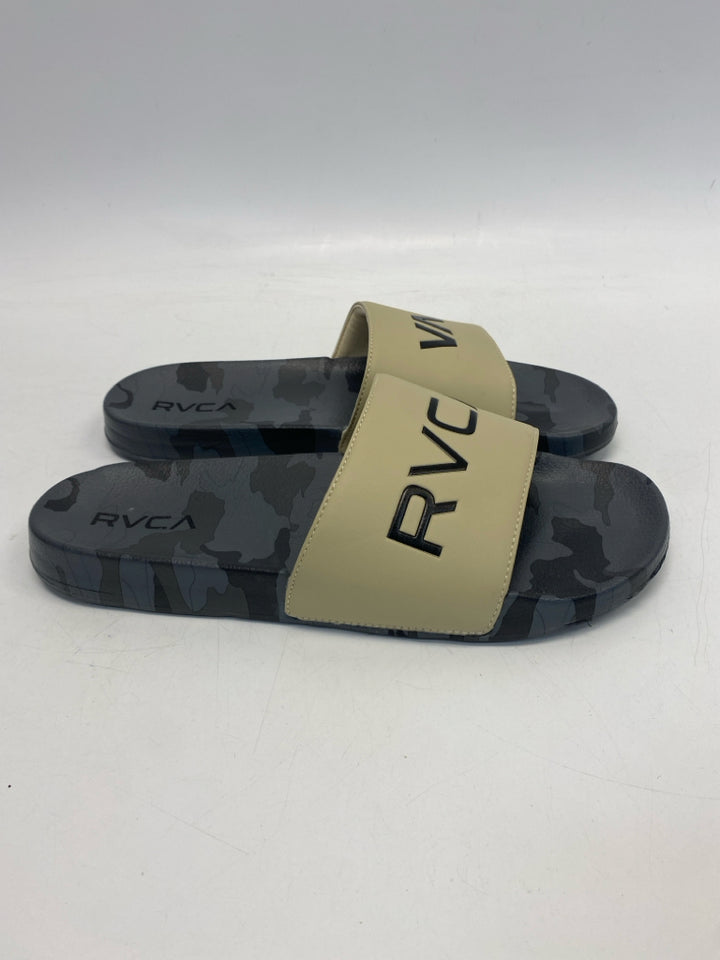 RVCA Size 45 Cream/Brown Gray Men&