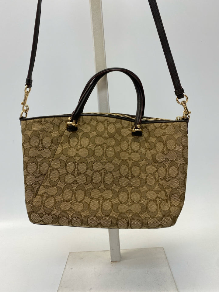 Coach Tan Prairie Convertible Satchel 58875