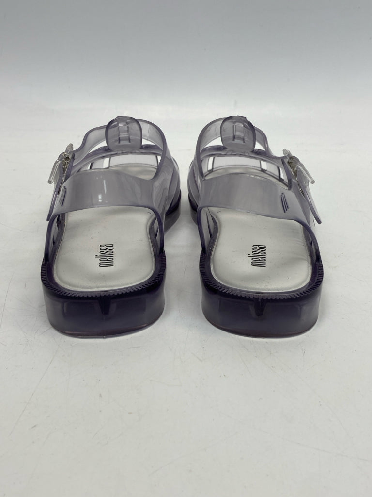 Size 9 Clear Plastic Sandals
