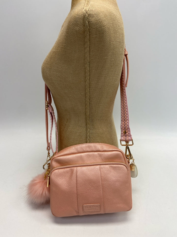 Pom Pom London Pink Metallic Crossbody
