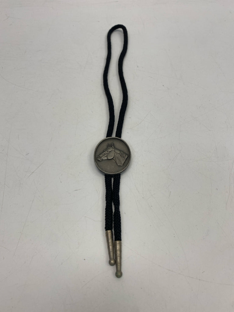 Black Silver Horses Rope Men&
