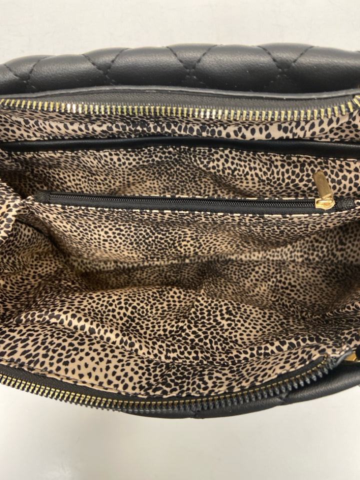 NWT Black Quilted Handbag