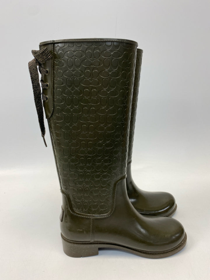 Coach  Size 8 Brown Boots