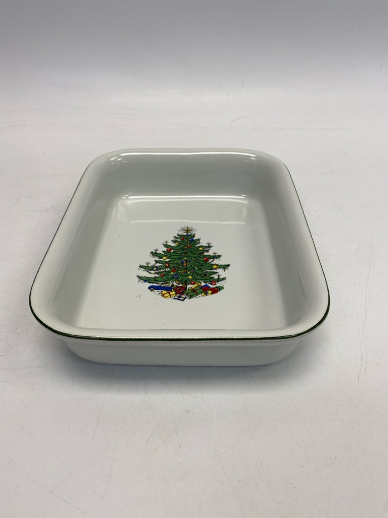 White Green/Multi Trees Christmas