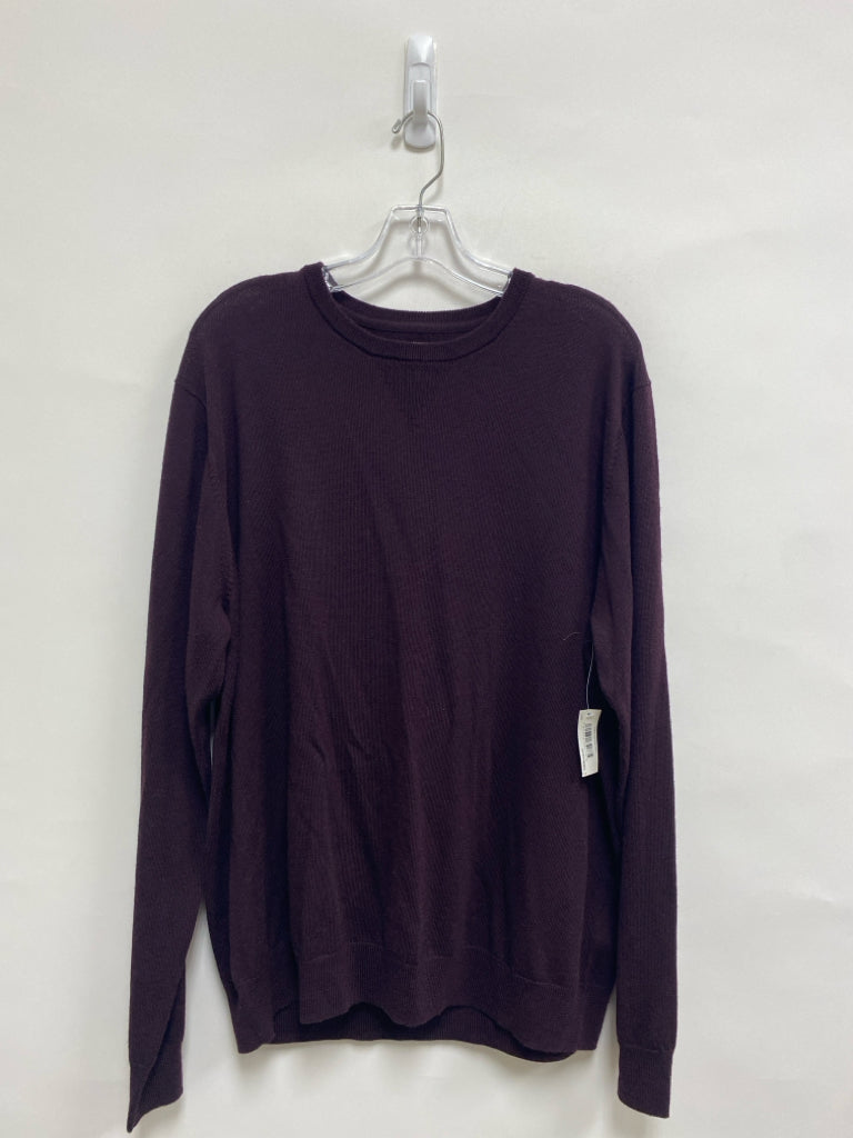 NWT Goodthreads Size XL Burgundy Merino Men&