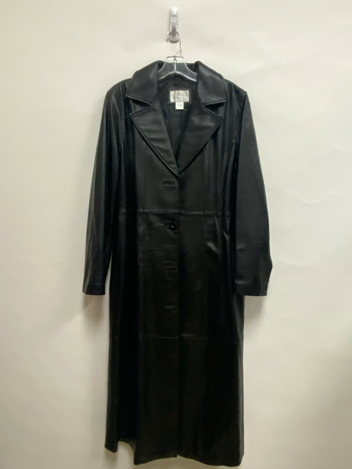 Worthington Size L Black Lamb Skin Ladies Jacket