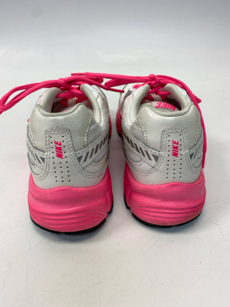 Nike  Size 8 White Hot Pink Lace-up Sneakers
