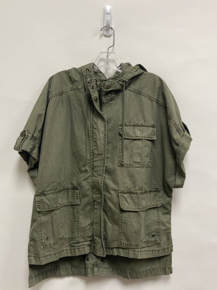 American Eagle Size XS Olive Green Short Sleeve Ladies Jacket