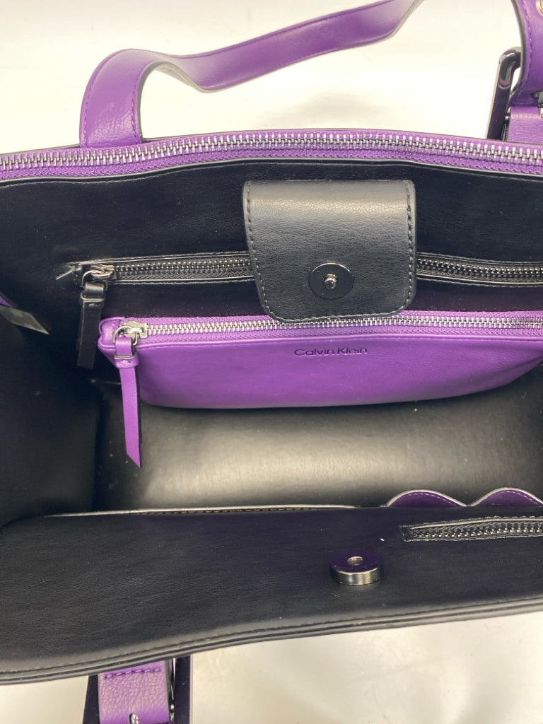 Calvin Klein Dark Purple Tote Bag