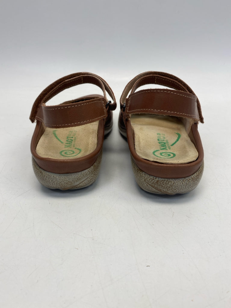 NWOT Naot EU Shoe Size 38 US Shoe Size 7 Brown Perforated Flats