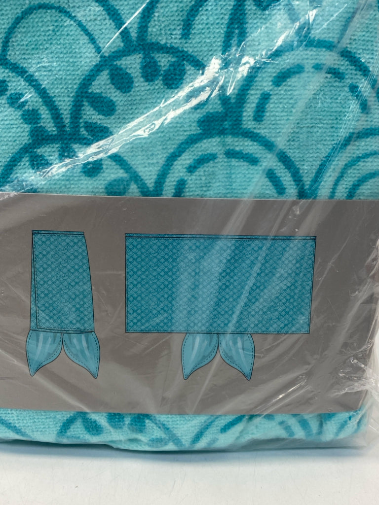 NEW/PKG Disney Aqua Turquoise Mermaid Beach Towel