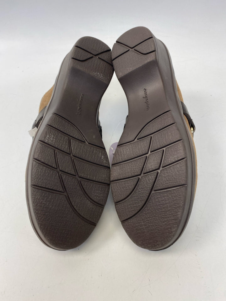 NWT Easy Spirit  Size 9 Brown Suede Clogs