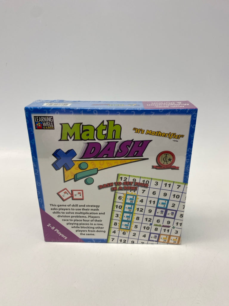 NEW/BOX Math Dash Game