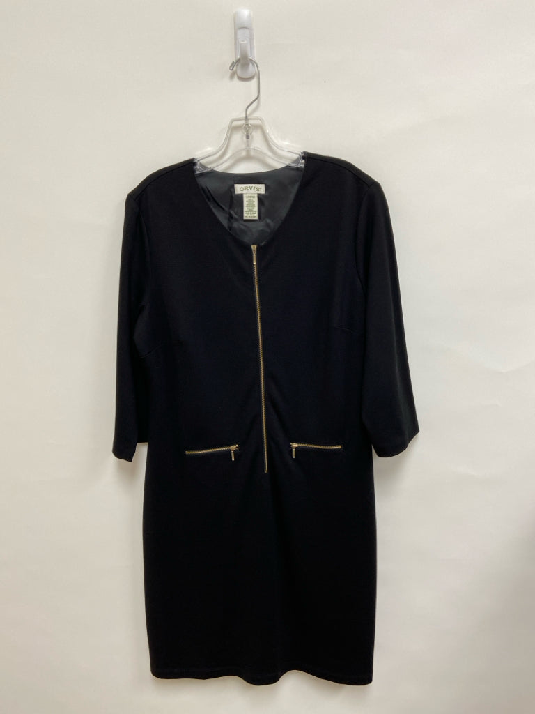 Orvis Size L Black Ladies Dress