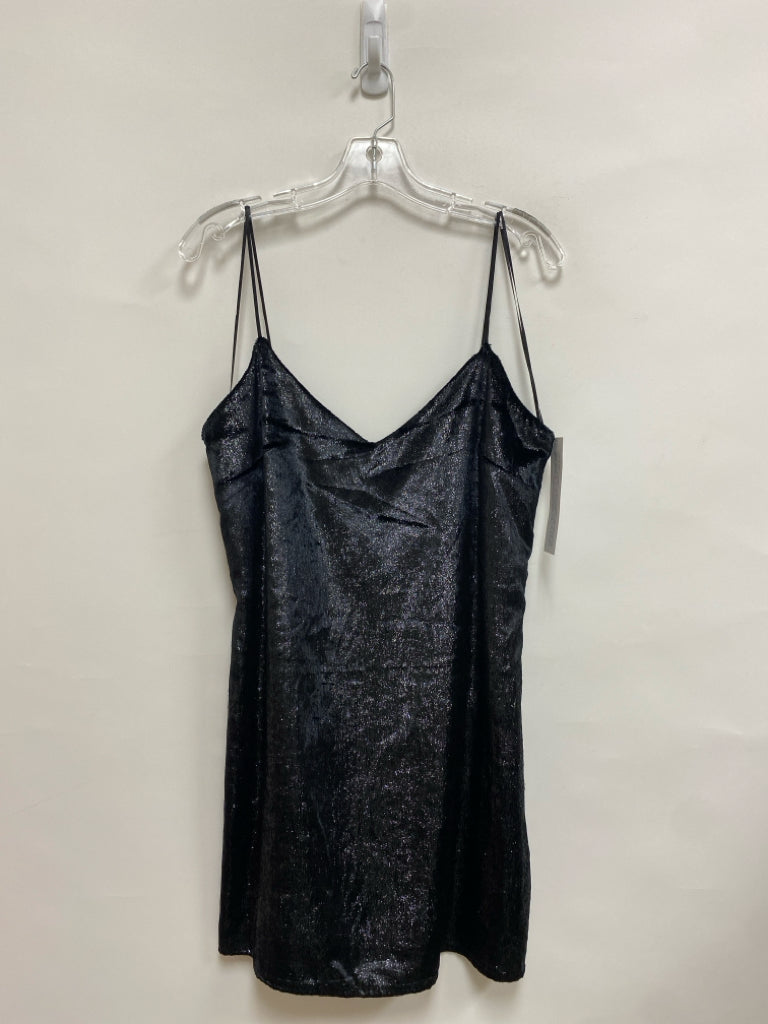 NWT TOPSHOP Size 8 Black Shimmery Sleeveless Ladies Dress