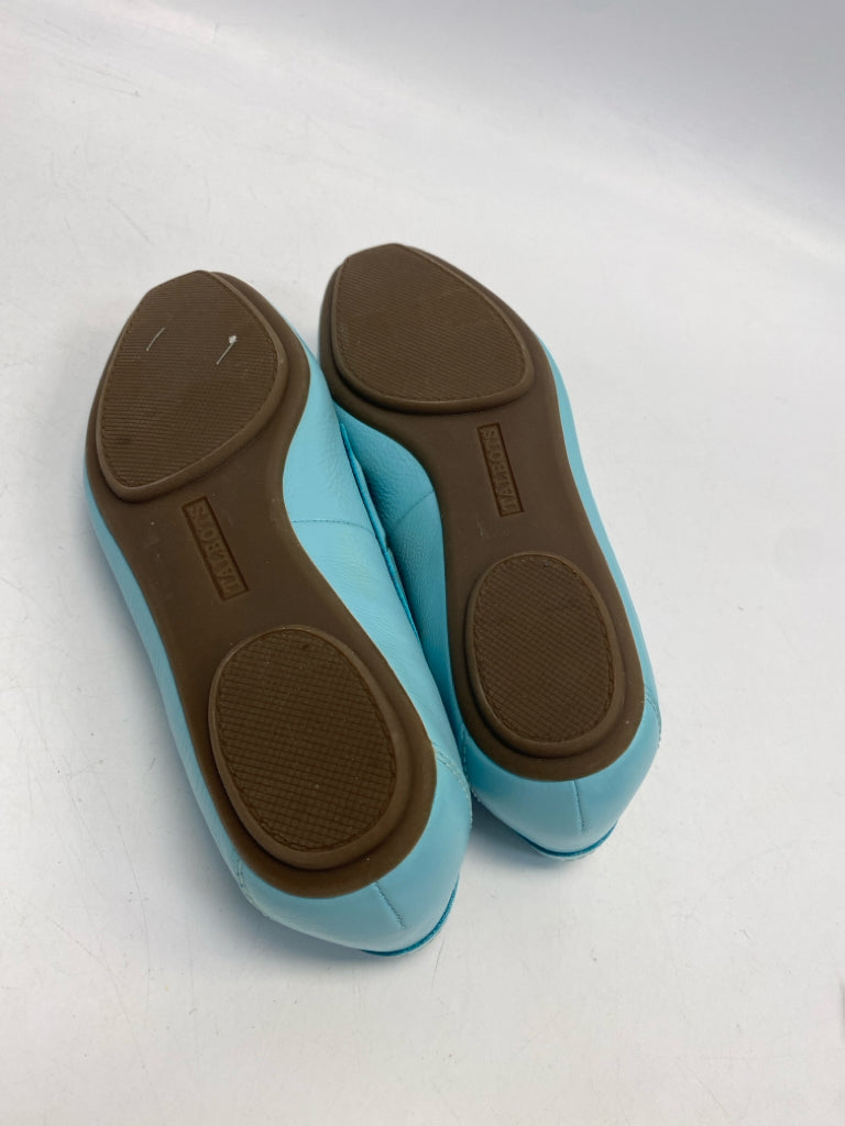 NWOT Talbots  Size 7.5 Aqua Flats