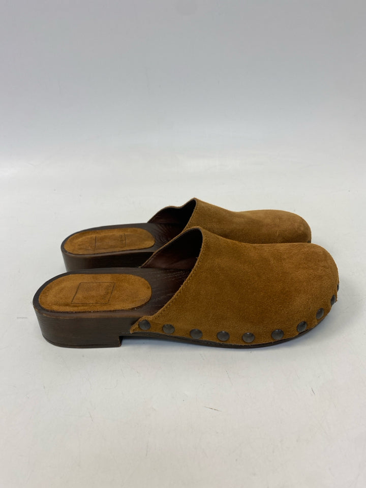 Dolce Vita EU Shoe Size 39 Tan Suede Clogs