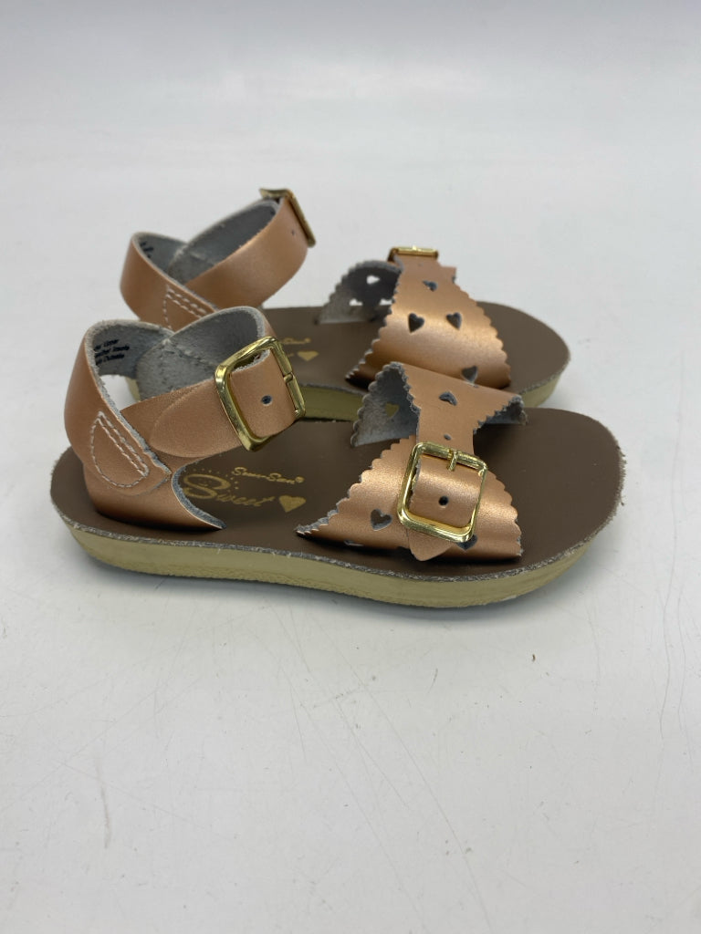 Sun-San Surfer SIZE 6 Rose Gold Perforated Girl&