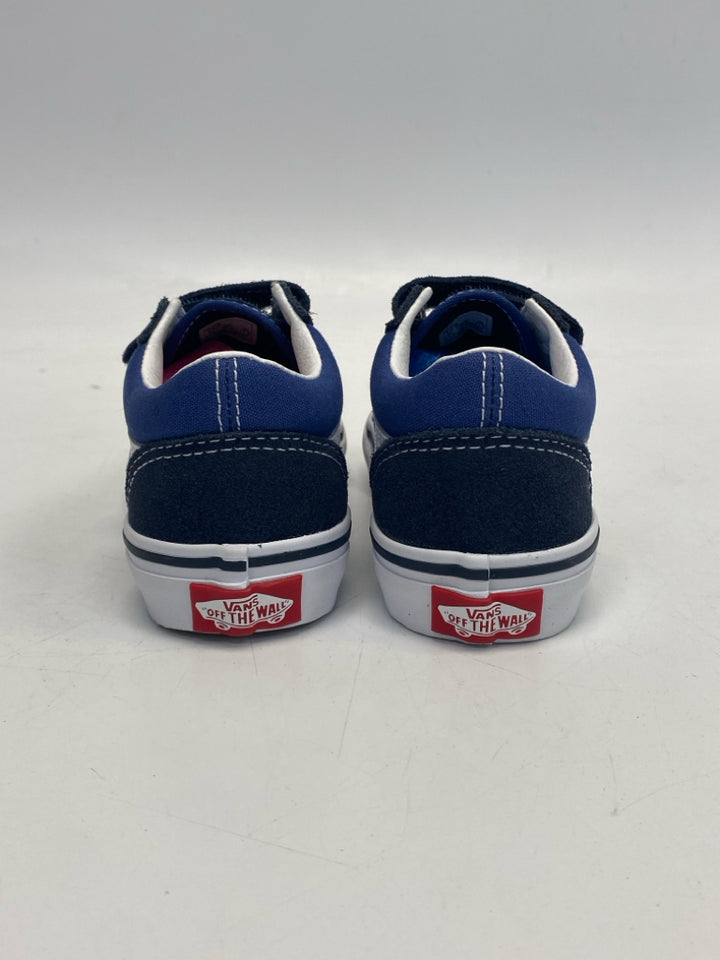 NWOT Vans SIZE 12 Navy/Blue White Boy&