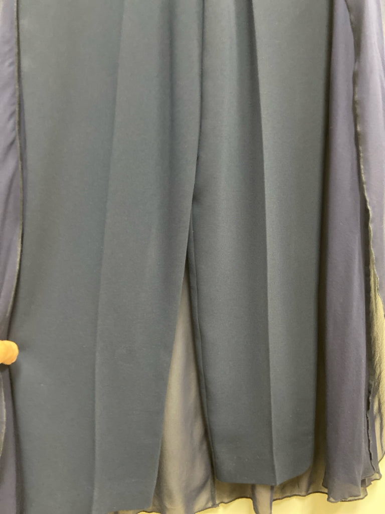 Trina Turk Size 4 Navy Sheer Ladies Jumpsuit