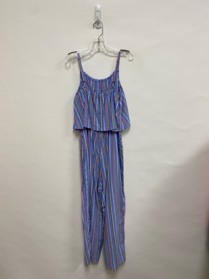 Abercrombie Kids SIZE 15/16 Blue Multi Color Stripes Sleeveless Girl&