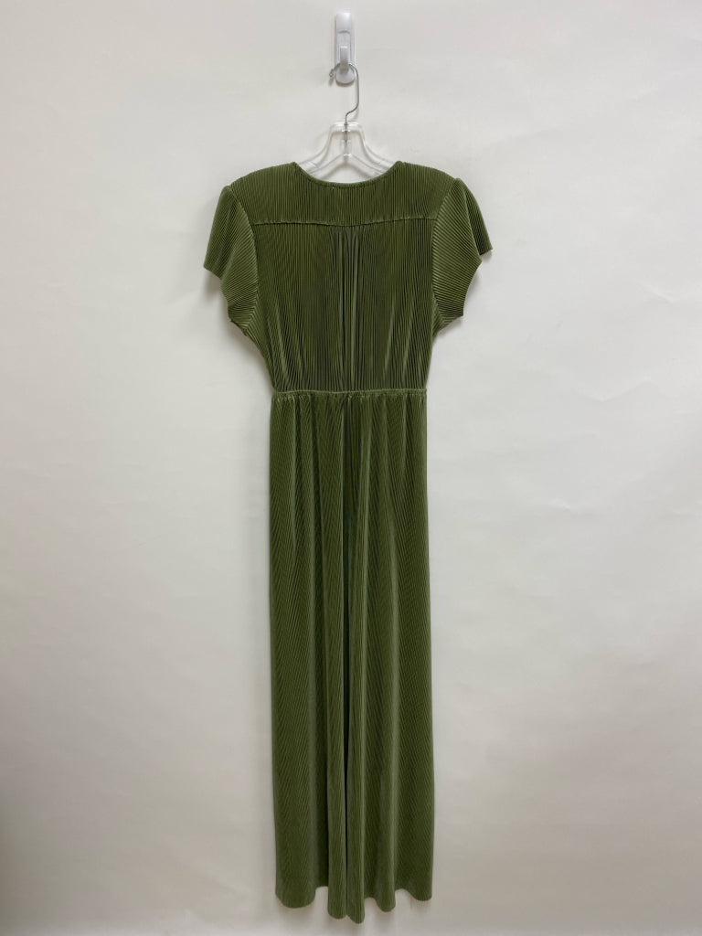 BALTIC BORN Size S Sage Crinkle Maxi Ladies Dress