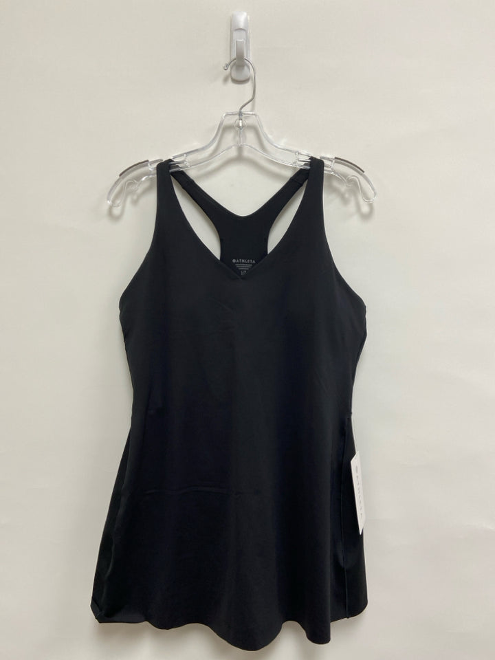 NWT Athleta Size L Black Sleeveless Athletic Dress
