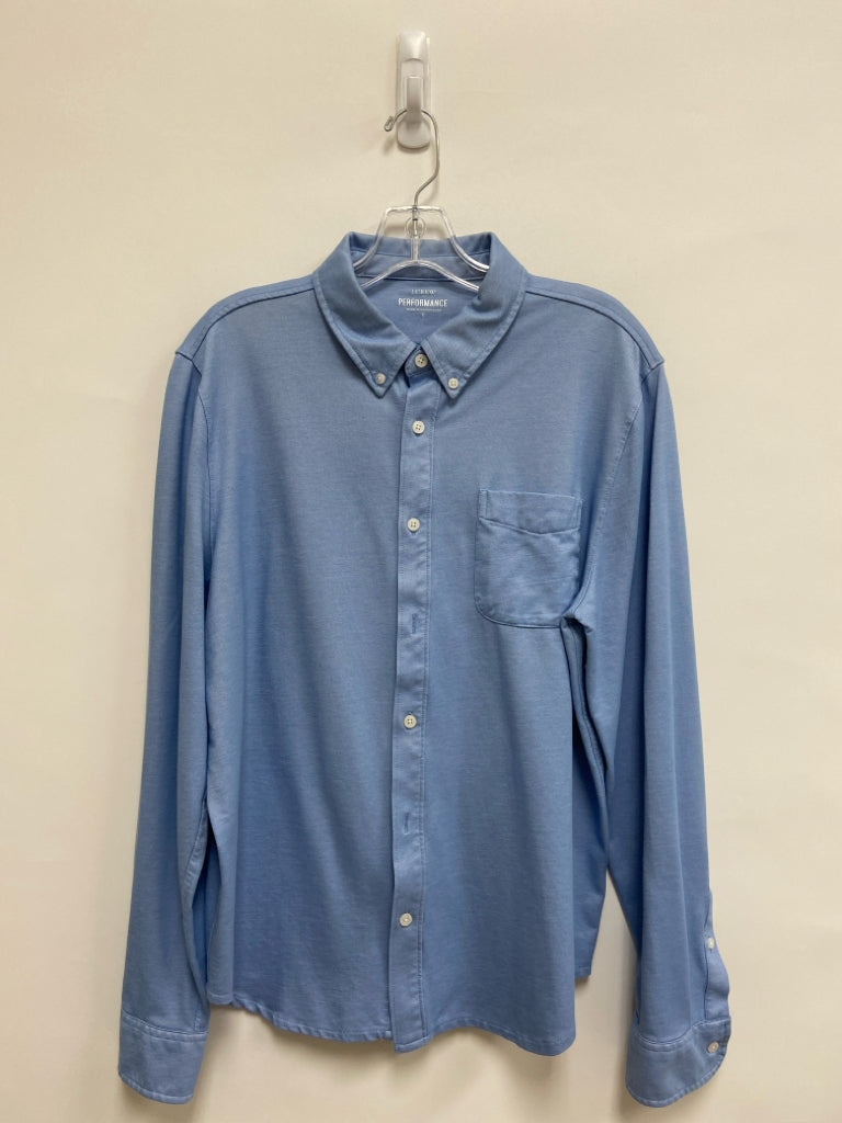 J Crew Size L White Button Up Men&
