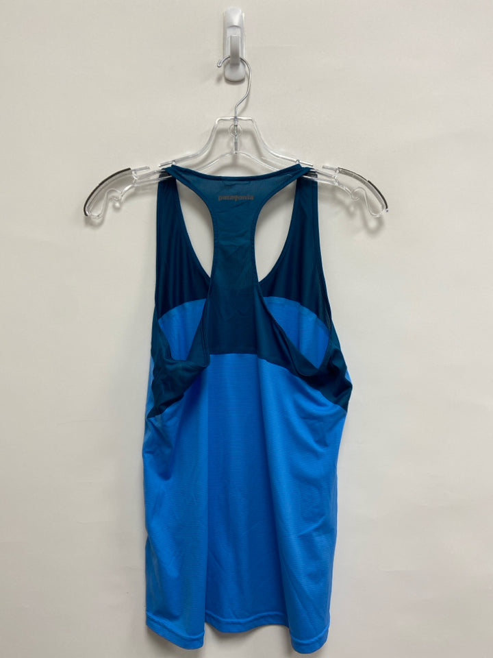 Patagonia Size M Dark Turquiose Blue Tank Athletic Top