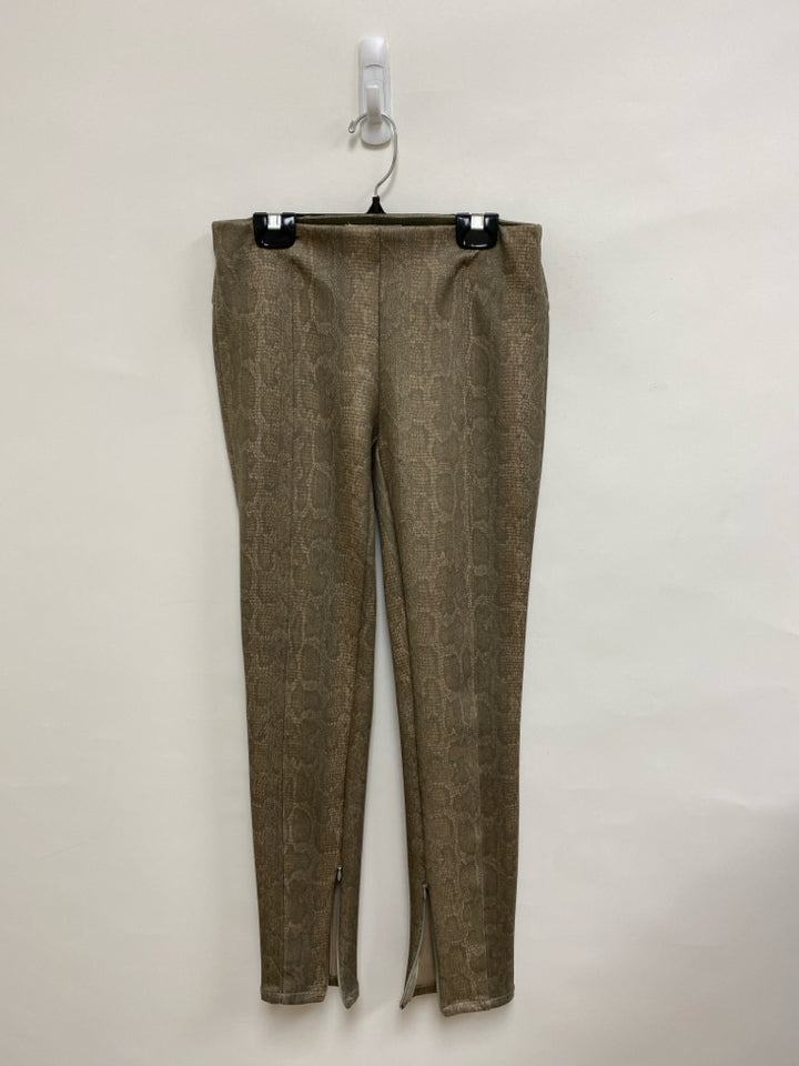 Anthropologie Size 25 Light Brown Taupe Snake Print Pull-on Ladies Pants