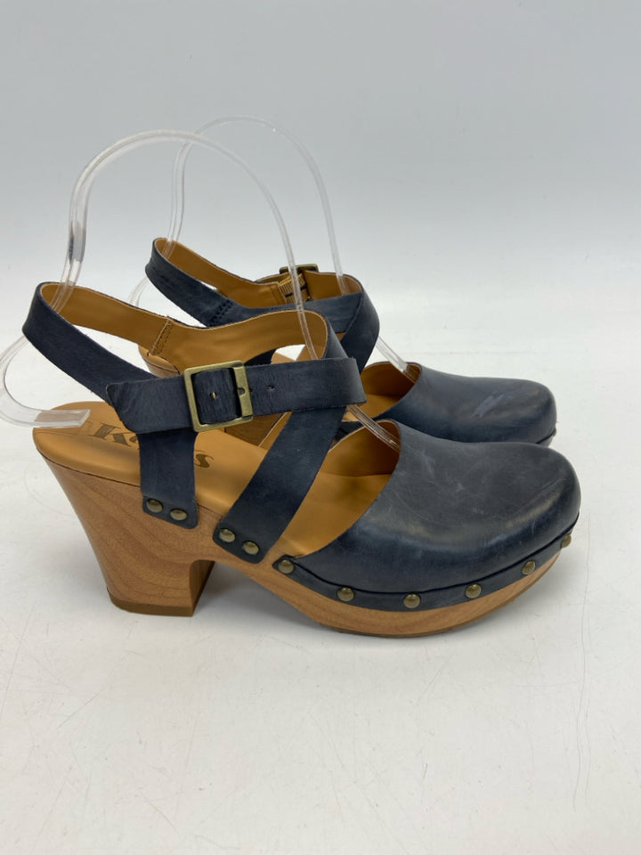 Korks US Shoe Size 7 Dark Blue Heels