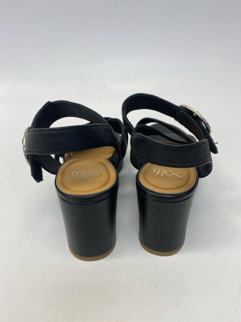 NWOT Sofft  Size 6.5 Black Crisscross Sandals