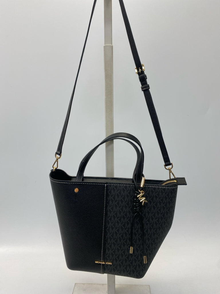 Michael Kors Black Gray Signature Handbag