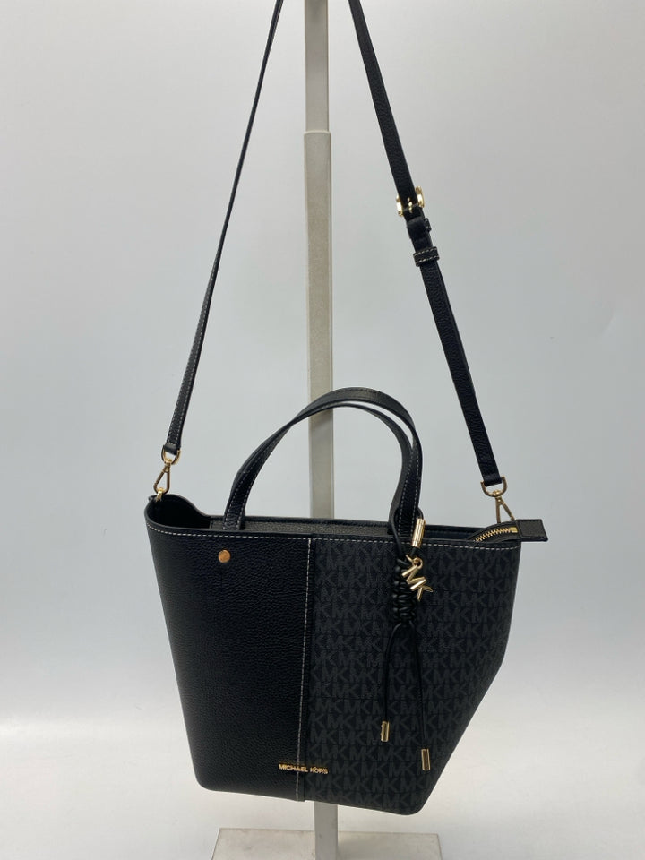Michael Kors Black Gray Signature Handbag