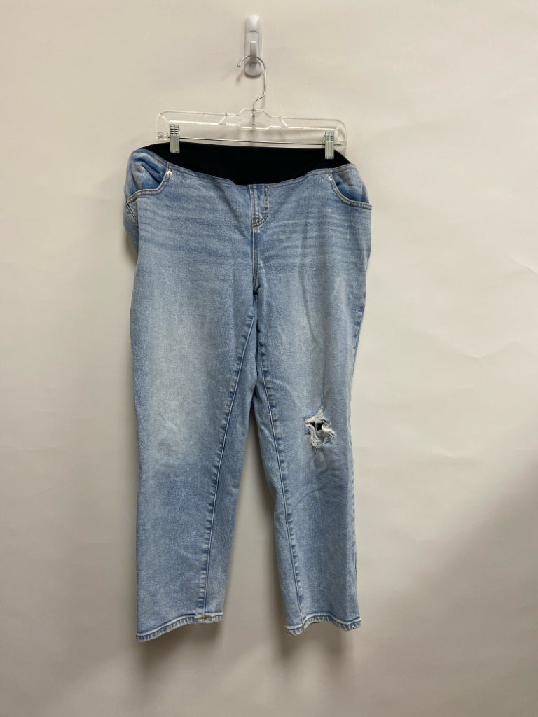 isabel maternity Size 12 Light Blue Maternity Jeans