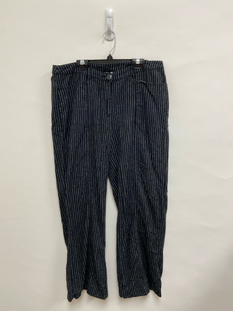 Sundance Size 10P Black/White Stripes Petite Pants