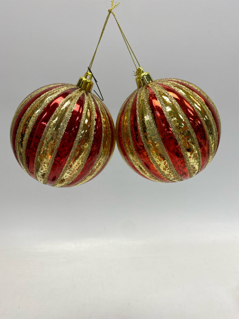 Red Gold Ornaments