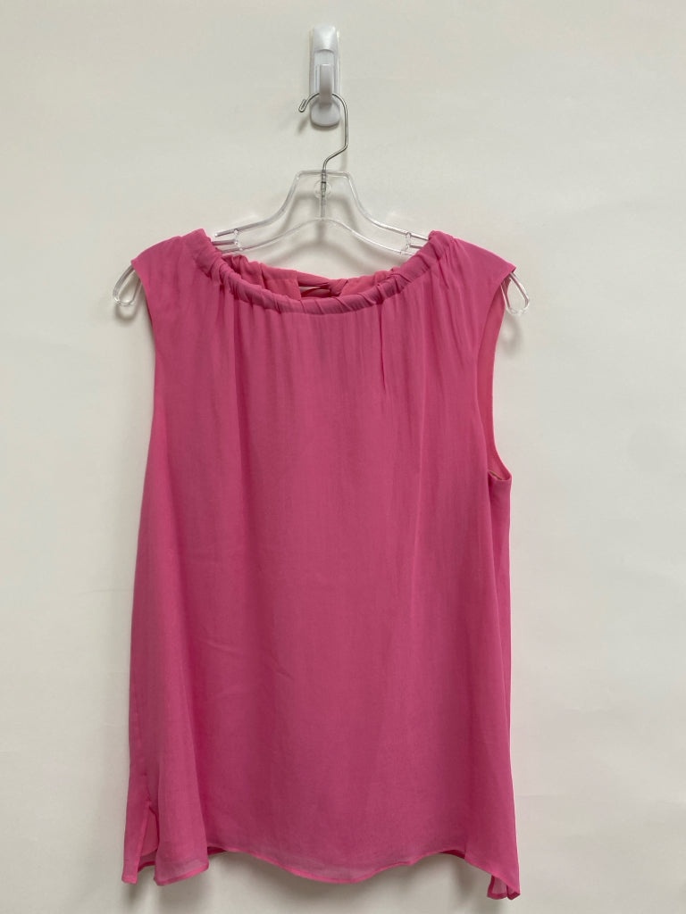 REISS Size 4 Pink Sleeveless Ladies Top