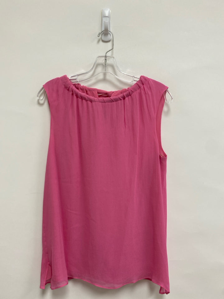 REISS Size 4 Pink Sleeveless Ladies Top