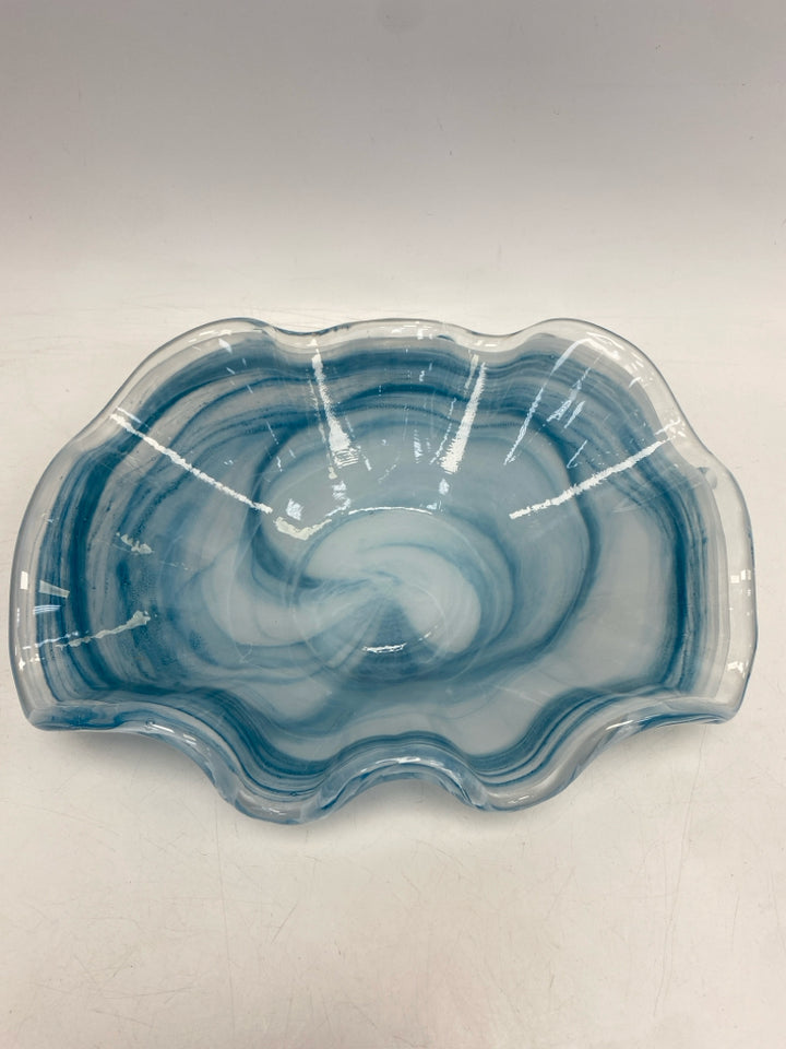 Blue/White Swirl Glass Bowl(s)