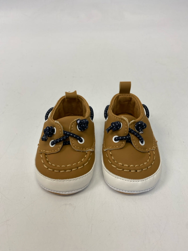 NWOT Sperry SIZE 3-6M Brown Navy Boy&