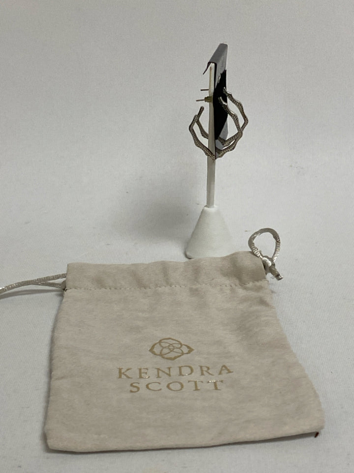 Kendra Scott Silver Color Shapes Earrings