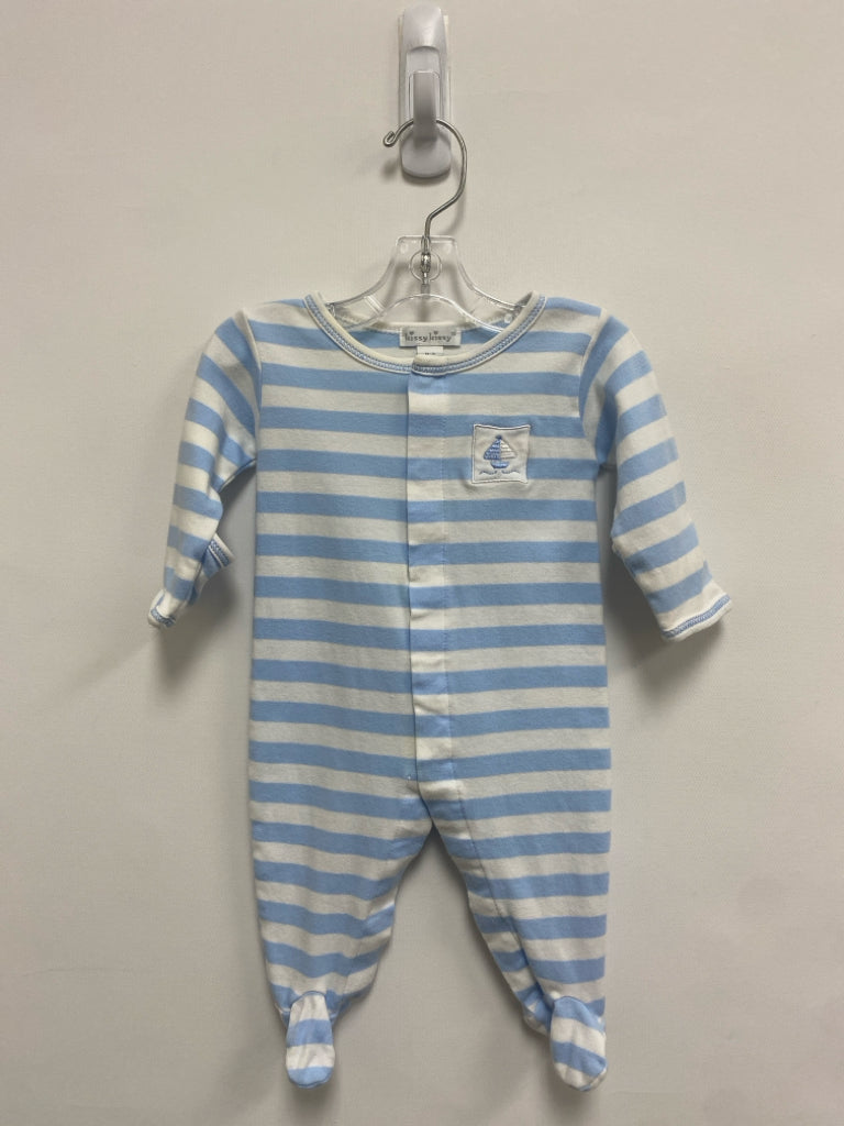Kissy Kissy SIZE 0-3M Blue White Stripe Boy&
