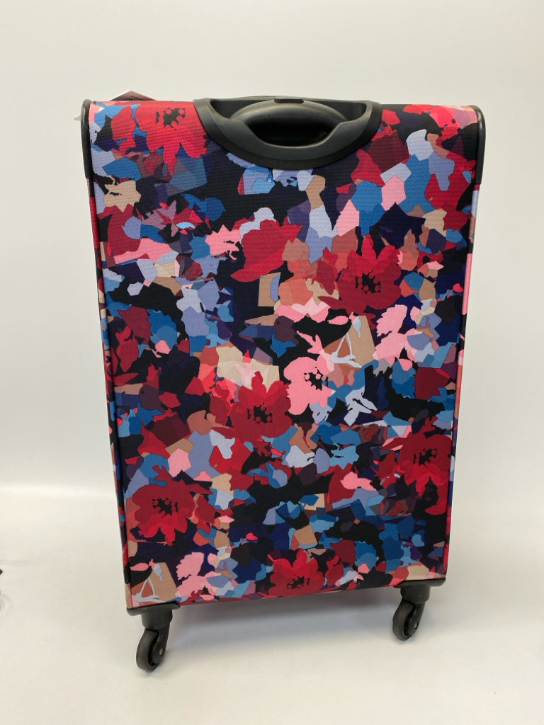 NWT Nine West Black Red/Multi Floral Misc. Luggage