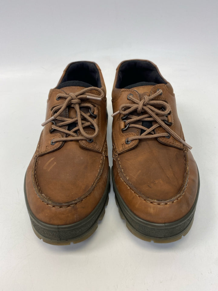Ecco Size 48 Brown Lace-Up Men&